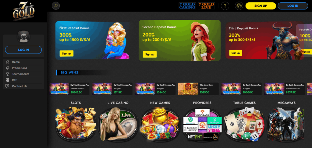7 Gold Casino Screenshot