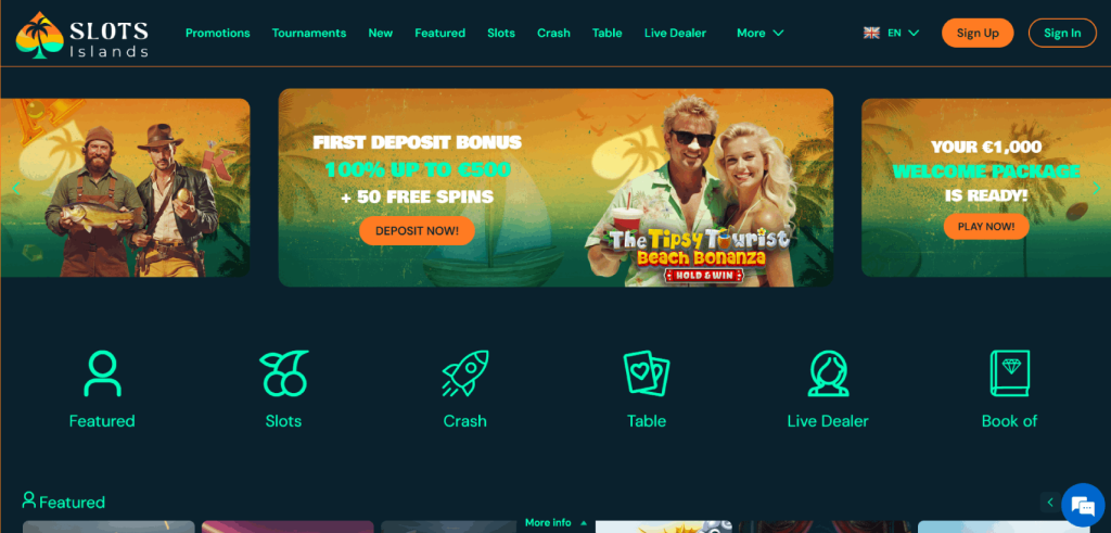 Slots Island Casino Screenshot